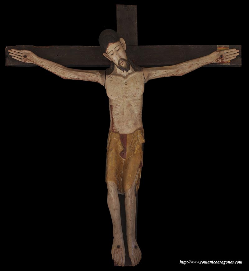 CRISTO DE SIRESA ANTES DE SU RESTAURACI&Oacute;N